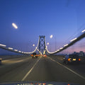 Twilight Bridge Crossing Mural Wallpaper - pure wallpaper artwork