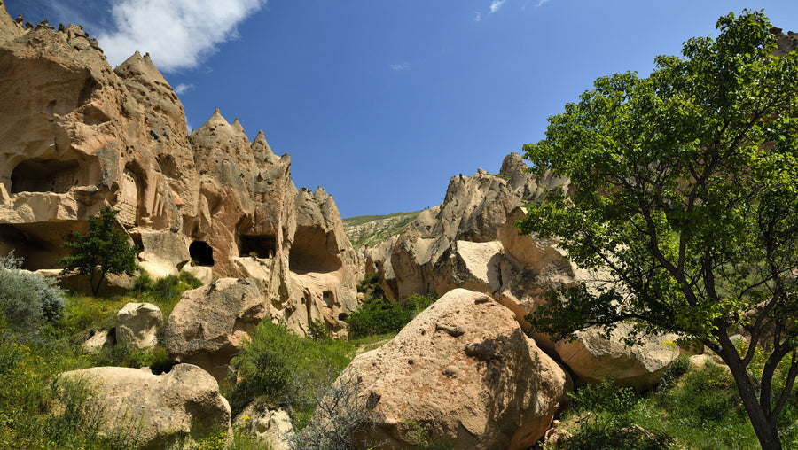 Ancient Mesa Dwelling Sky Mural Wallpaper