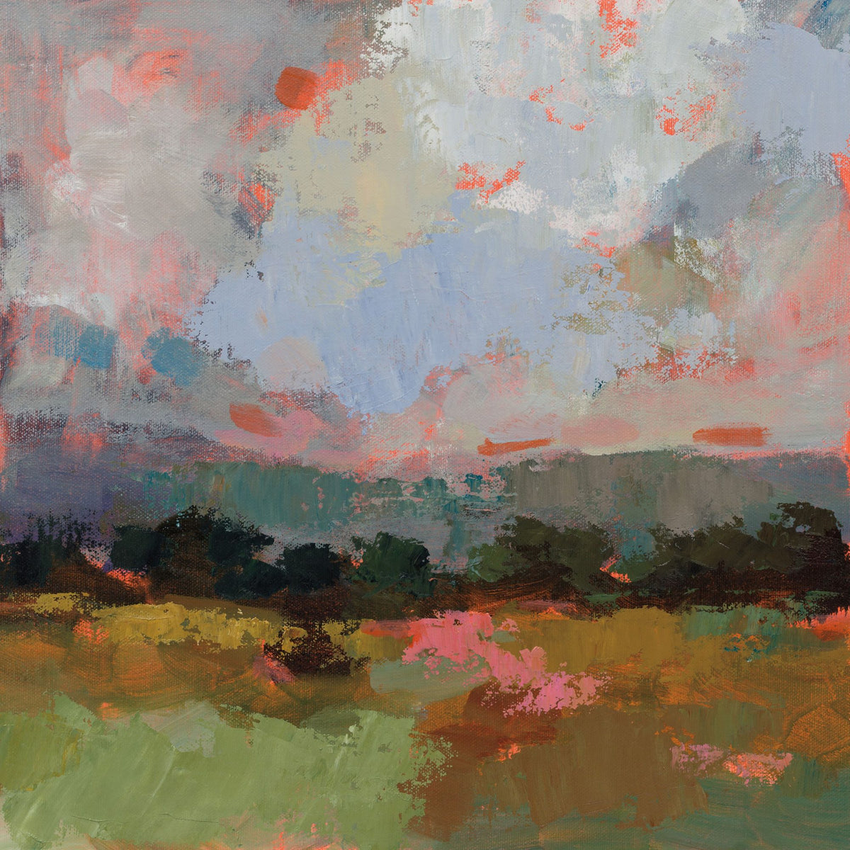 Sunset Hues I Mural Wallpaper - pure wallpaper artwork
