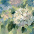 Hydrangea Mosaic Mural Wallpaper - pure wallpaper artwork
