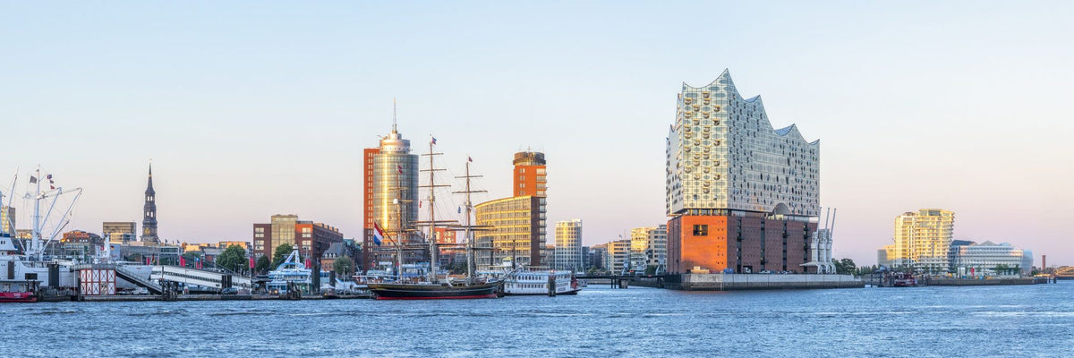 Harbor Sunset Mural Wallpaper - pure wallpaper artwork