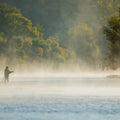 Gone Fishing Mural Wallpaper - Neutral Tone - pure wallpaper artwork