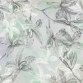 Orchids on Water Mural Wallpaper - Edition 4 - pure wallpaper artwork