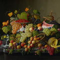 Still Life with Grapes Mural Wallpaper - pure wallpaper artwork