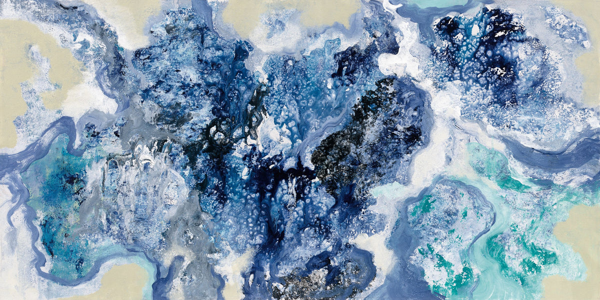 Abstract Tides Mural Wallpaper - pure wallpaper artwork