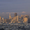 Golden Metropolis Dusk II Mural Wallpaper - pure wallpaper artwork