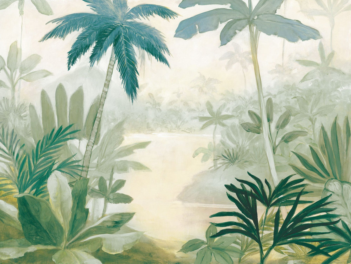 Palm Lagoon Mural Wallpaper - pure wallpaper artwork