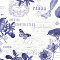 Botanical Blue I Mural Wallpaper - pure wallpaper artwork