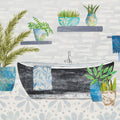 Botanical Bathroom I Mural Wallpaper - pure wallpaper artwork