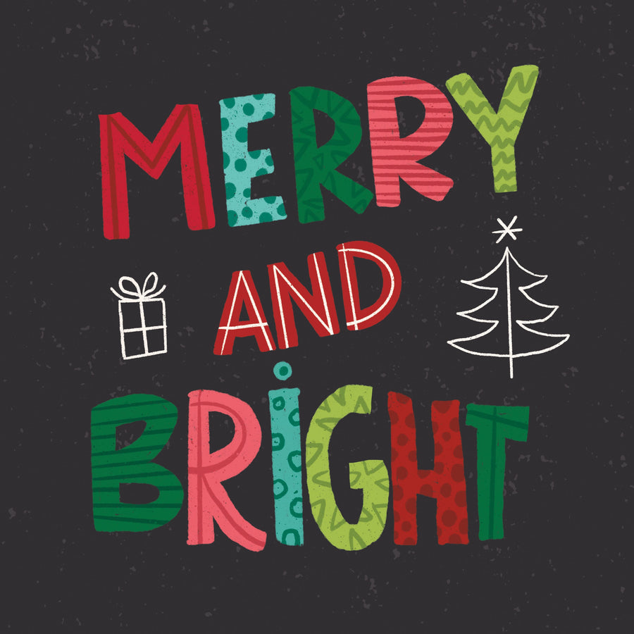 Holiday Wishes III Mural Wallpaper