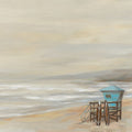 Early Morning Beach Mural Wallpaper - pure wallpaper artwork