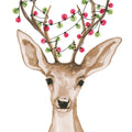 Light Tangled Reindeer Mural Wallpaper - pure wallpaper artwork