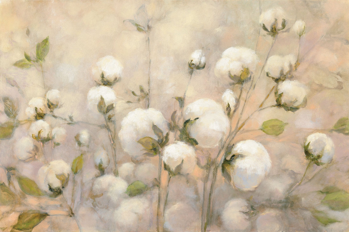 Cotton Field Mural Wallpaper - pure wallpaper artwork