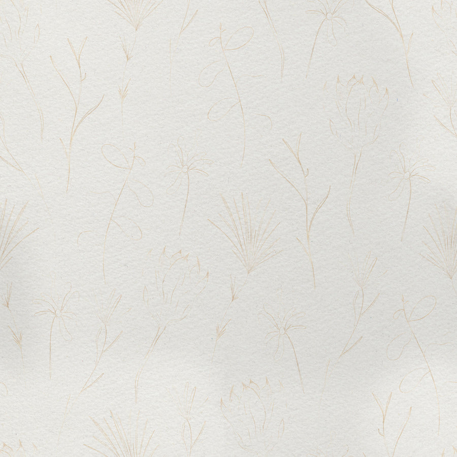Subtle Flowers Mural Wallpaper