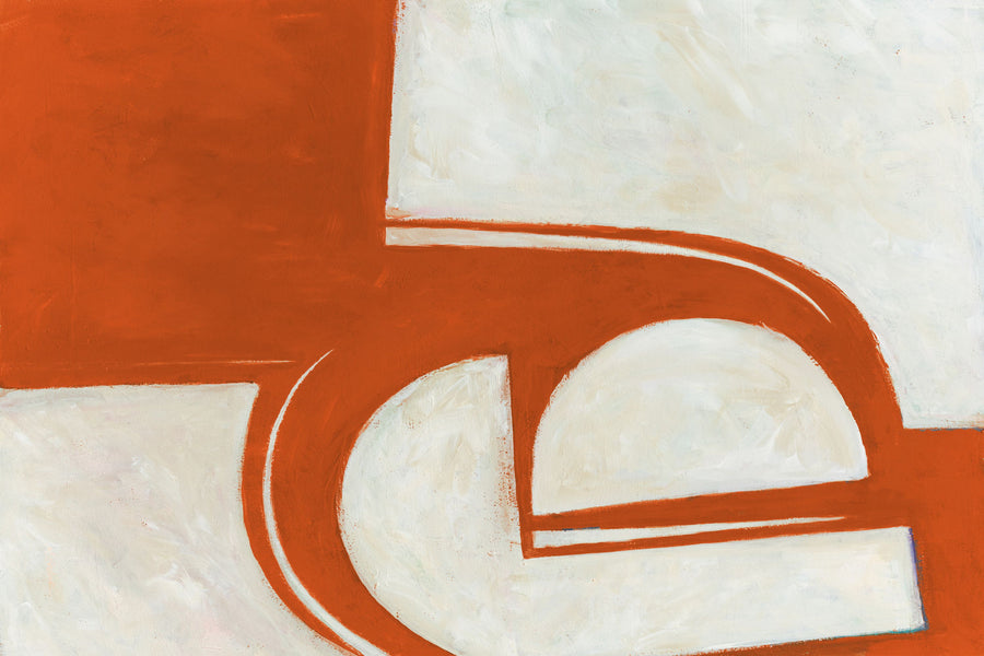 Artifact II Orange Mural Wallpaper