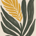 Simple Flowers II Yellow Mural Wallpaper - pure wallpaper artwork