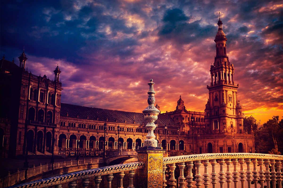 Spanish Sunset Mural Wallpaper - pure wallpaper artwork