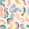 Rainbow Swirls Mural Wallpaper - pure wallpaper artwork