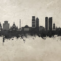 Kyiv Ukraine Skyline Concrete Mural Wallpaper - pure wallpaper artwork