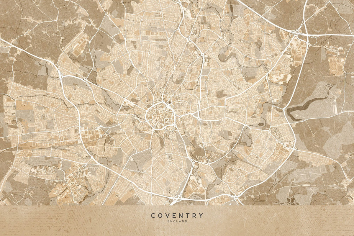 Coventry Ochre Mural Wallpaper - pure wallpaper artwork