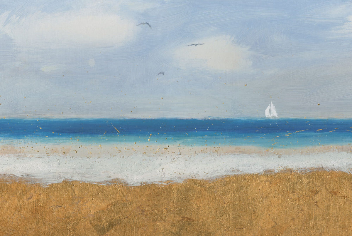 Beach Horizon Mural Wallpaper - pure wallpaper artwork