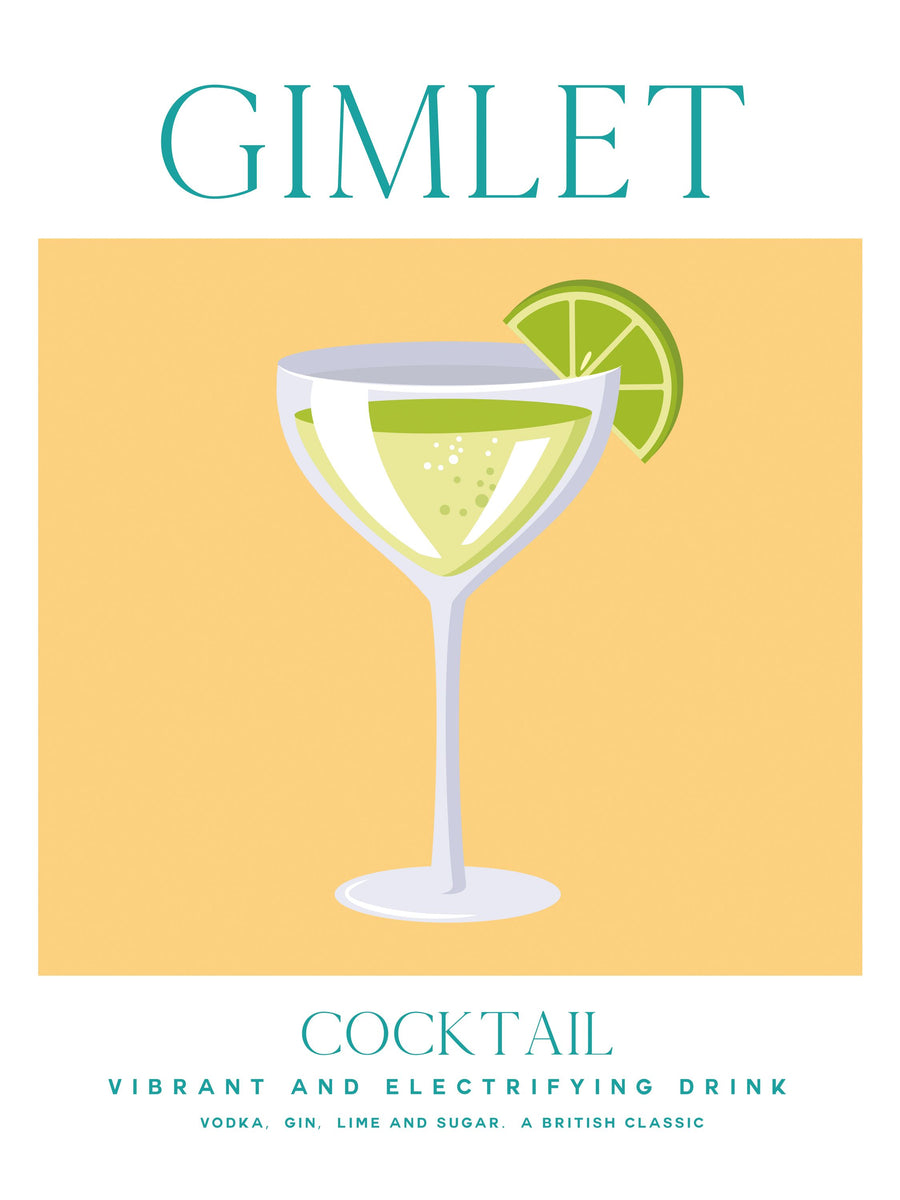 Travel Cocktails II Mural Wallpaper
