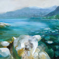 Western Lake Mural Wallpaper - pure wallpaper artwork