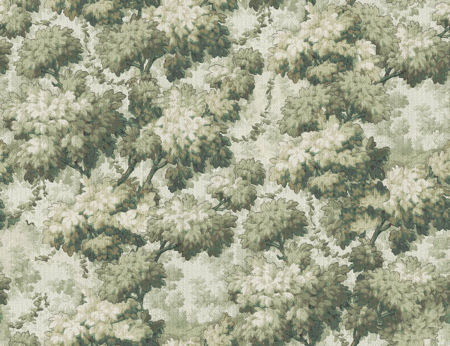 Greenwood Linden, Fresh Green Mural Wallpaper