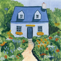 Full Bloom Cottage I Mural Wallpaper - pure wallpaper artwork