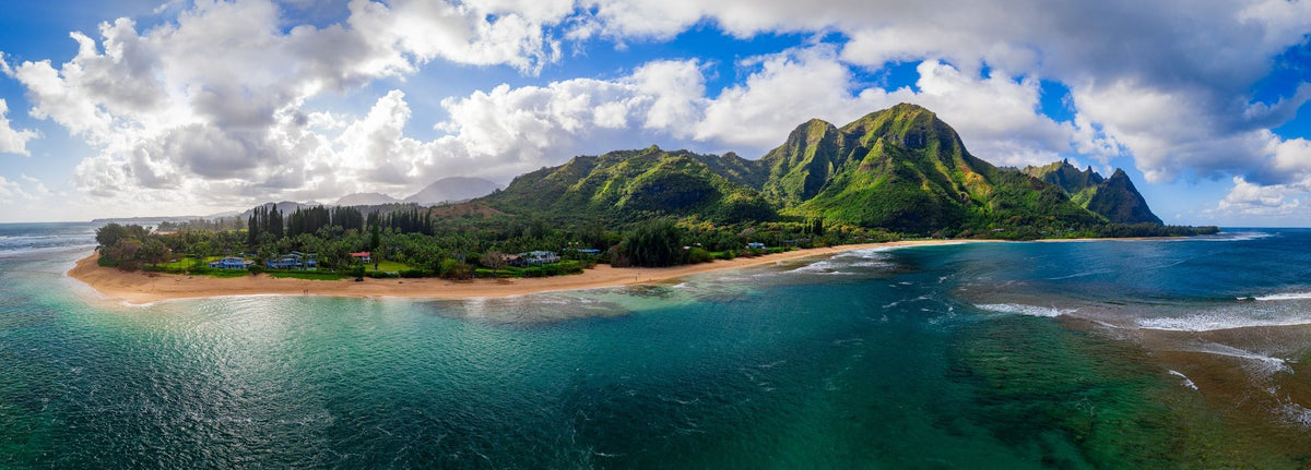 Na Pali Mountains Mural Wallpaper - pure wallpaper artwork