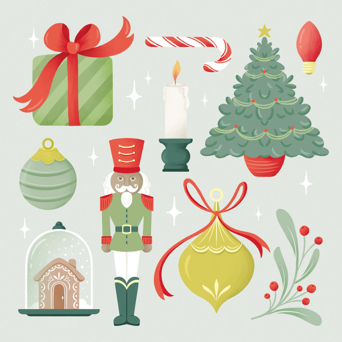 Home For the Holidays V Mural Wallpaper - pure wallpaper artwork