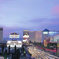 Neon Desert Twilight Mural Wallpaper - pure wallpaper artwork