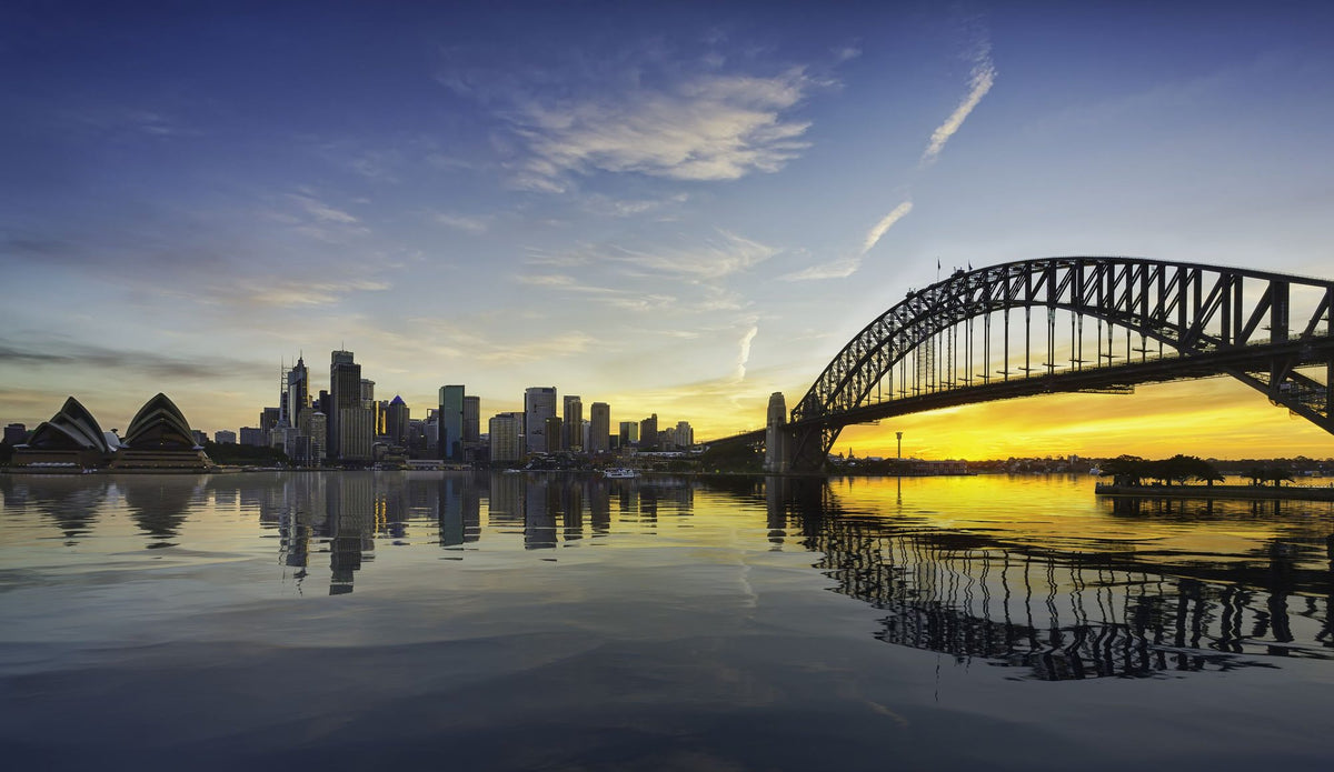 Sydney Sunset Mural Wallpaper - pure wallpaper artwork