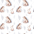 Hi Rabbit Mural Wallpaper - pure wallpaper artwork
