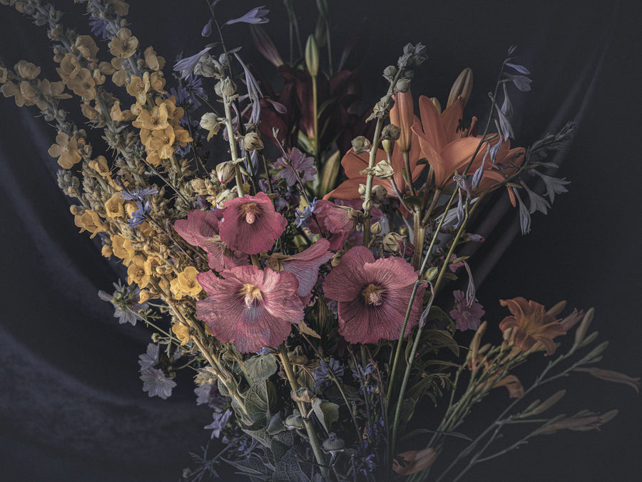 Summer Field Flow Flowers Mural Wallpaper