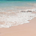 Pink Sand Shoreline Mural Wallpaper - pure wallpaper artwork