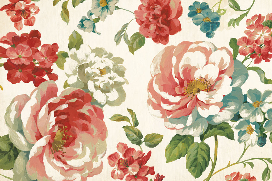 Elegant Floral V Mural Wallpaper