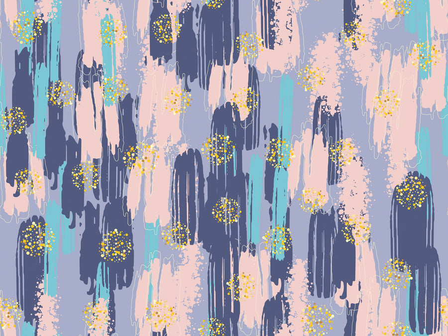 Shape and Splash Mural Wallpaper