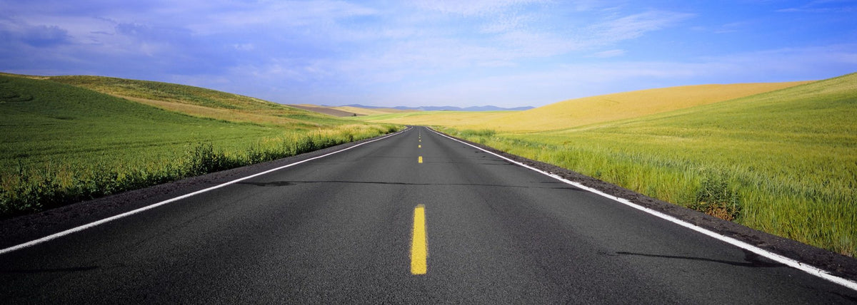 Open Road Horizon Mural Wallpaper - pure wallpaper artwork