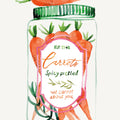 Jarred Carrots Mural Wallpaper - pure wallpaper artwork
