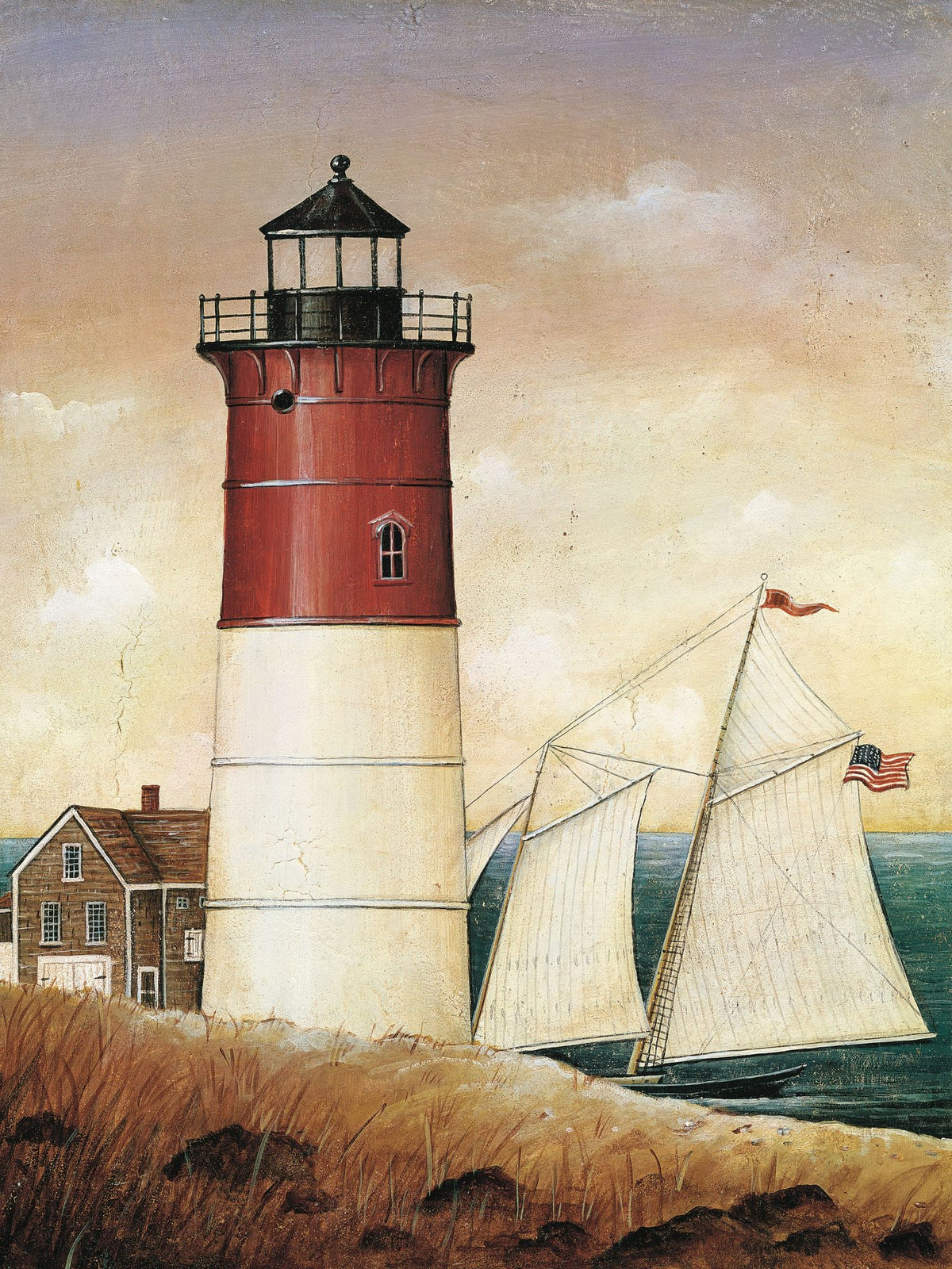 Schooner Bay Mural Wallpaper - pure wallpaper artwork