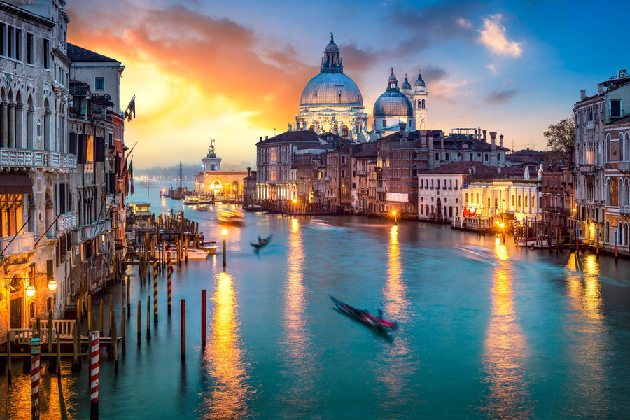 Grand Canal Reflections Mural Wallpaper