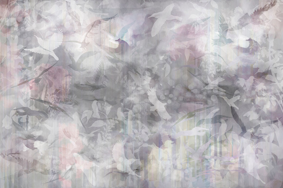 Birds of Freedom Cold Mural Wallpaper