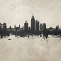 Mobile Alabama Skyline Concrete Mural Wallpaper - pure wallpaper artwork