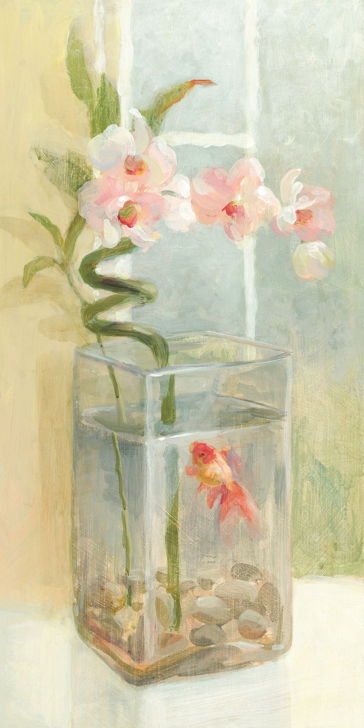 Peaceful Orchid I Mural Wallpaper - pure wallpaper artwork