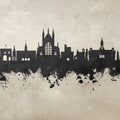 Winchester England Skyline Concrete Mural Wallpaper - pure wallpaper artwork