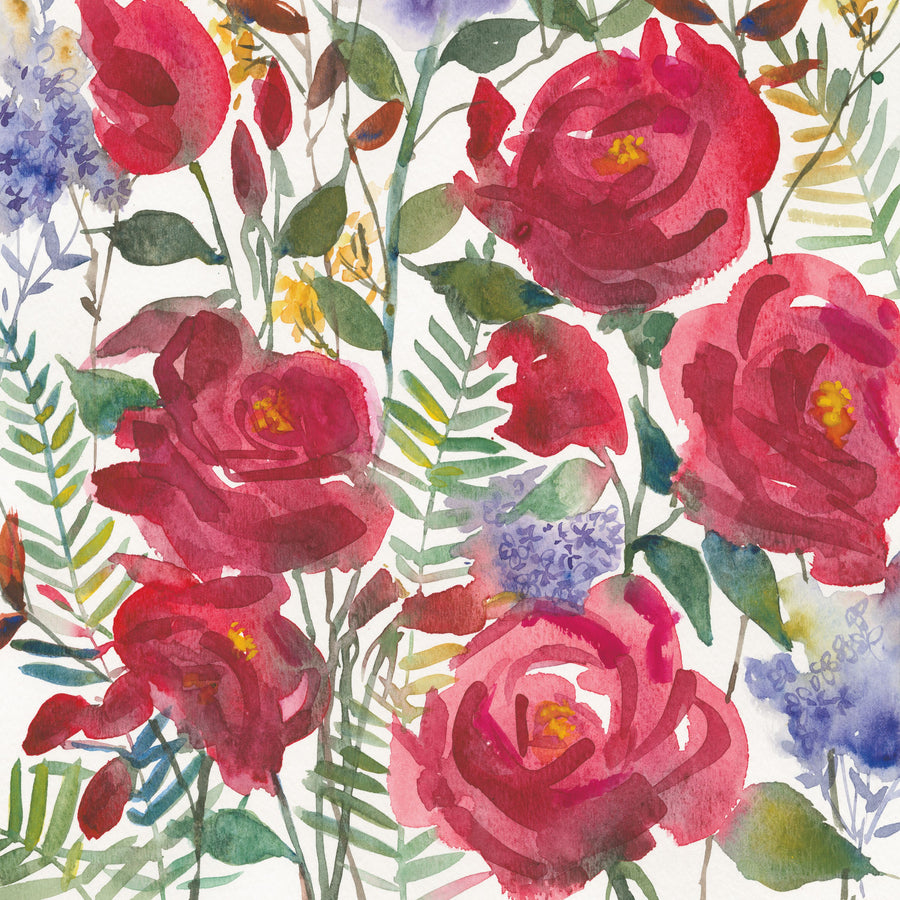 February Flowers Mural Wallpaper