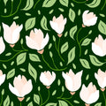 Cream Tulips Mural Wallpaper - pure wallpaper artwork