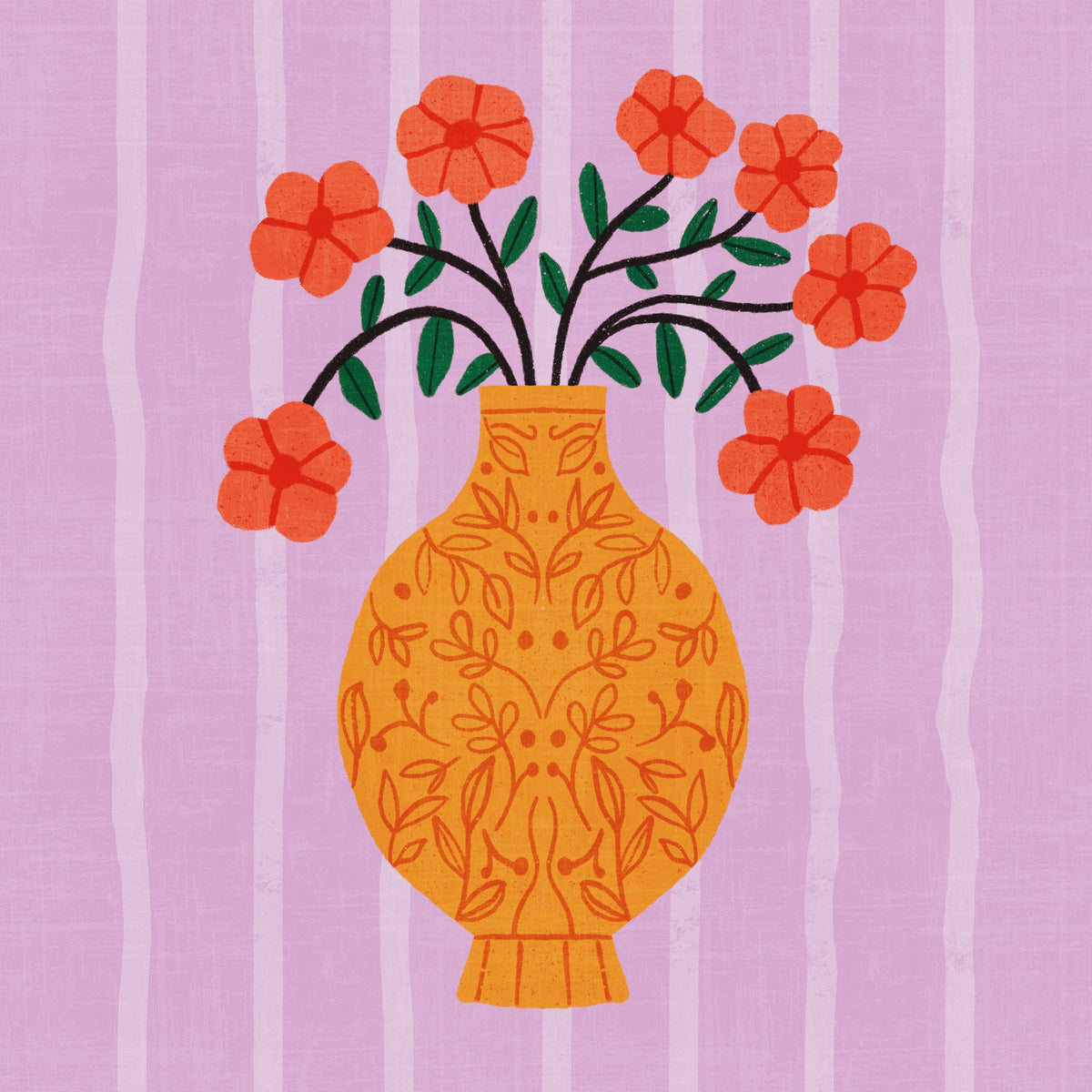 Still Blooms III Mural Wallpaper - pure wallpaper artwork