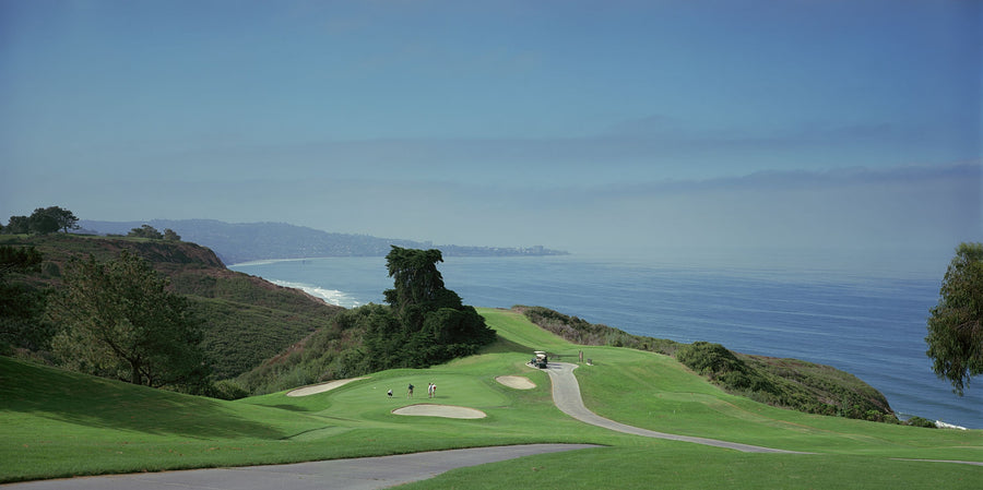Coastal Golf Paradise Mural Wallpaper